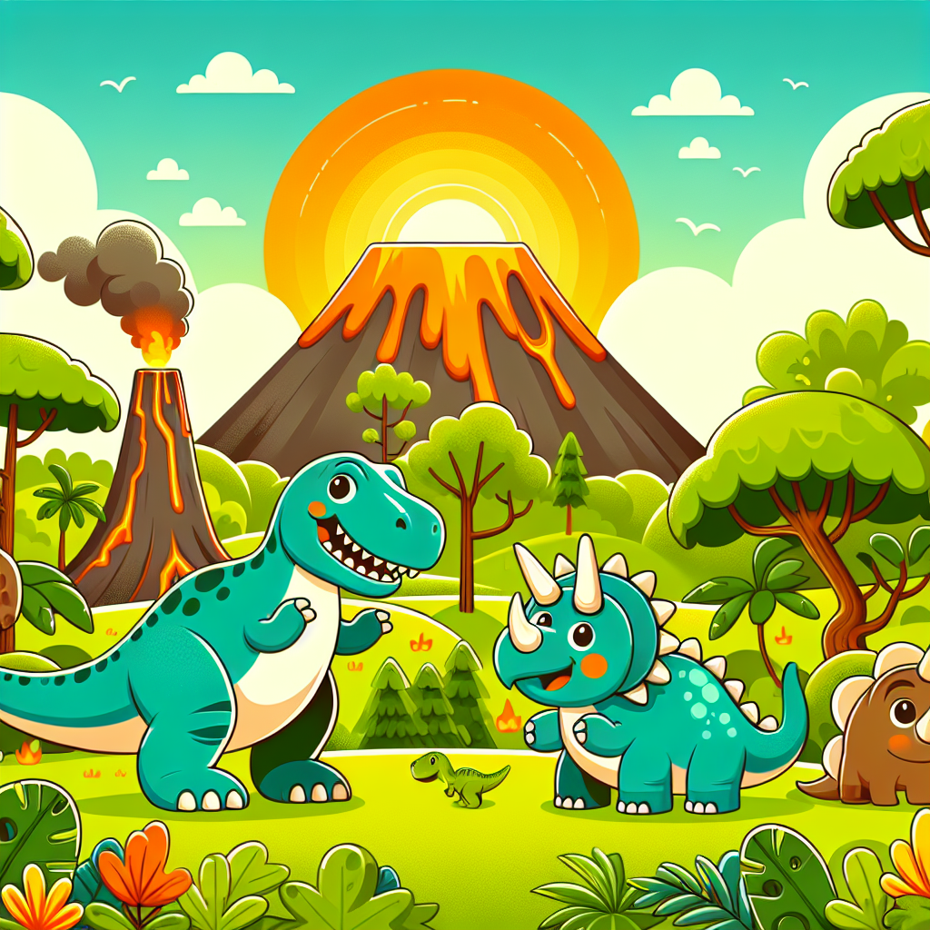 Dino Adventureland Paint By Numbers