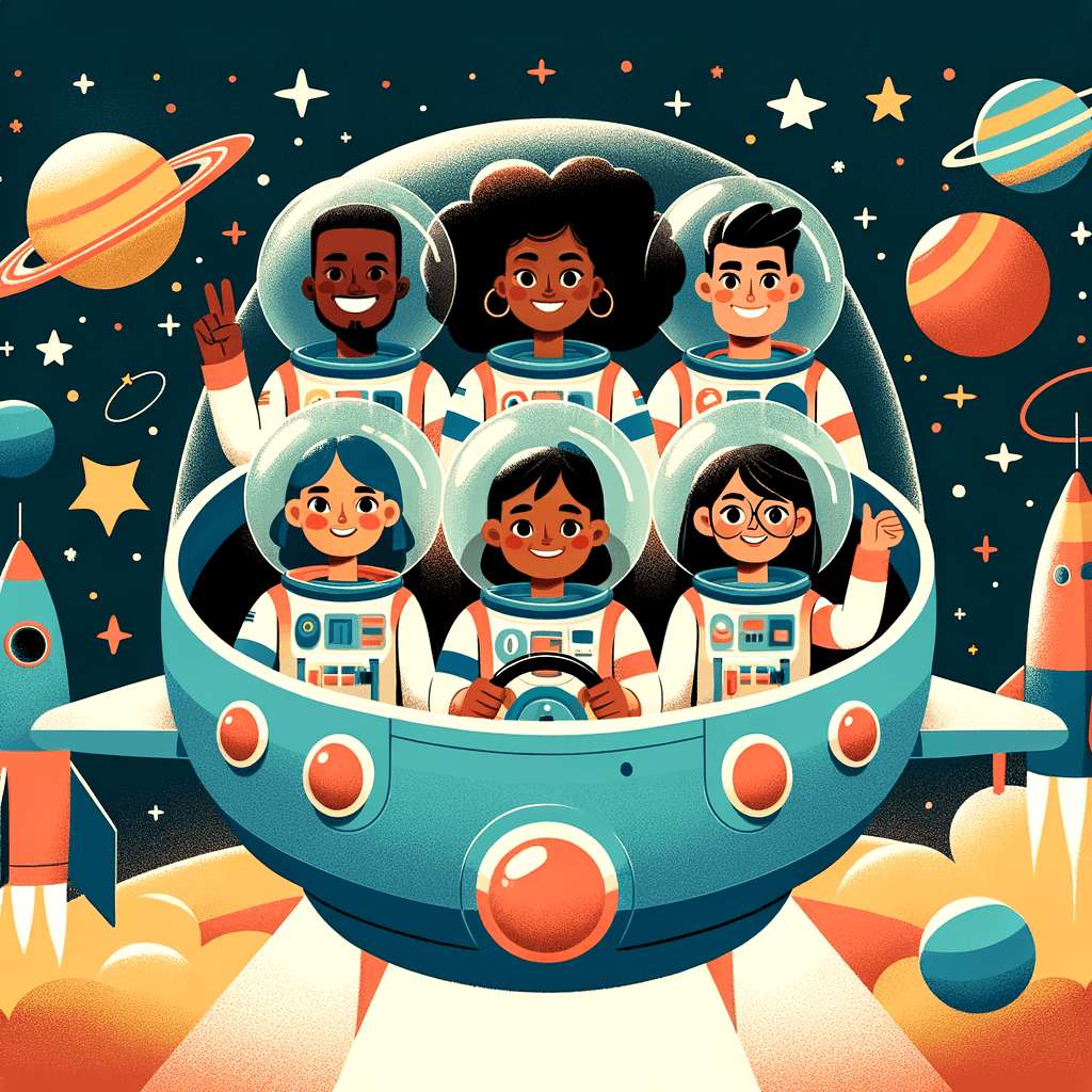 Space Adventure Crew Numbered Painting Kits