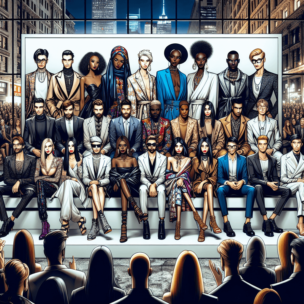 New York Fashion Week - United States Numbered Painting Kits