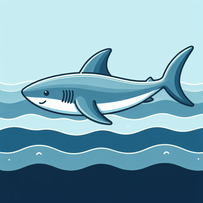 Sleek Shark Paint By Numbers Art