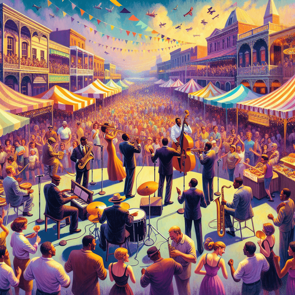 Jazz Fest - New Orleans, United States Numbered Painting Kits
