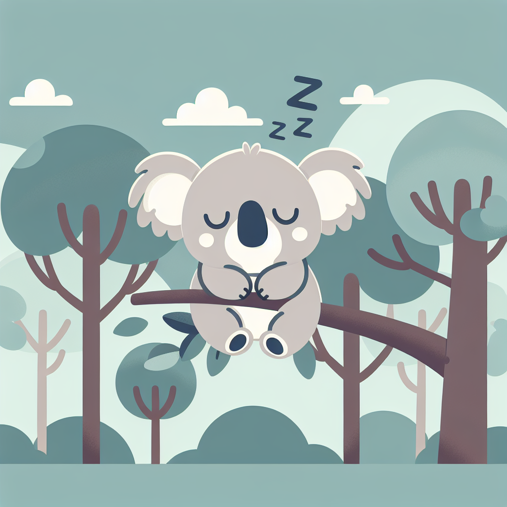 Cuddly Koalas In The Trees Paint By Color