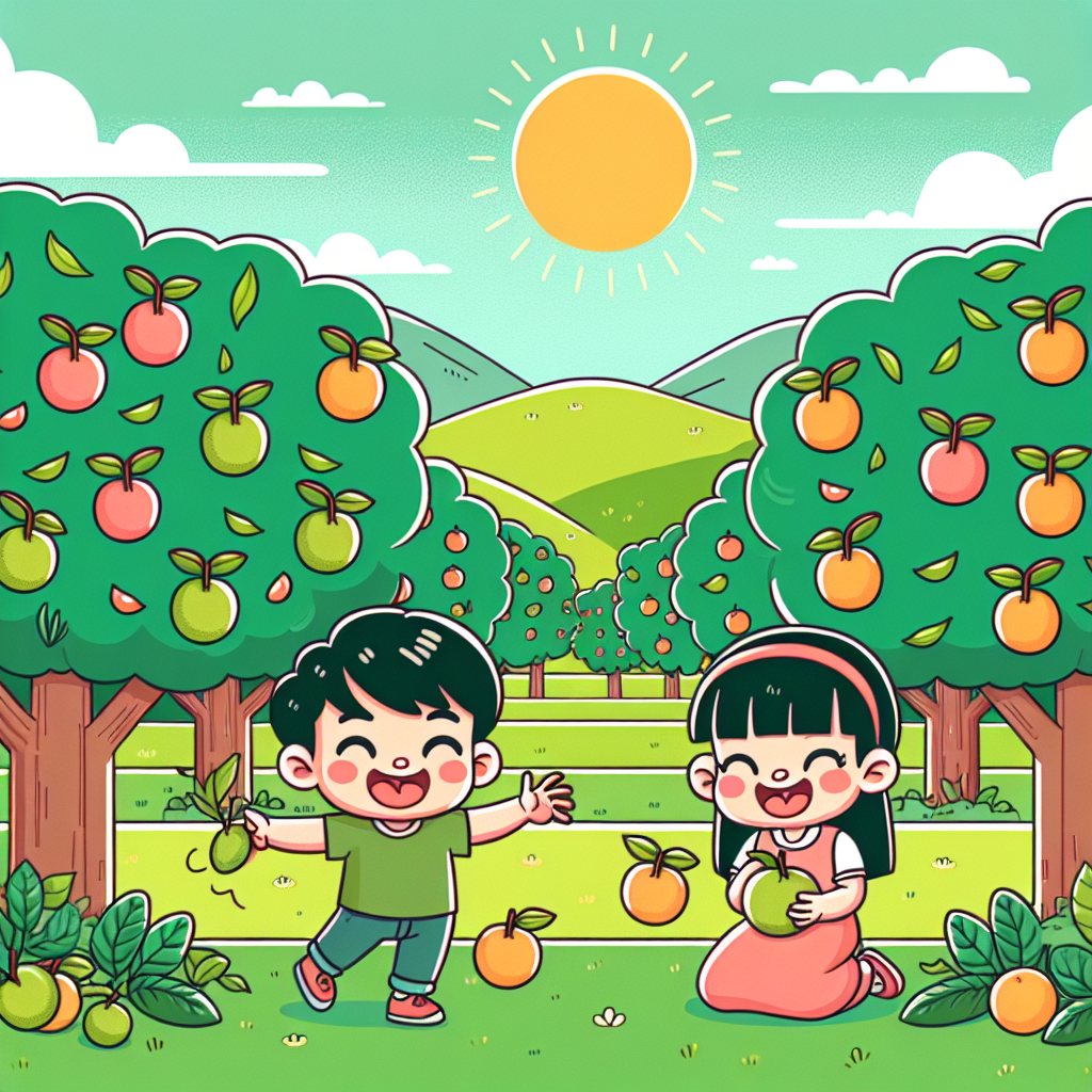 Sunny Orchard Outing Paint By Numbers