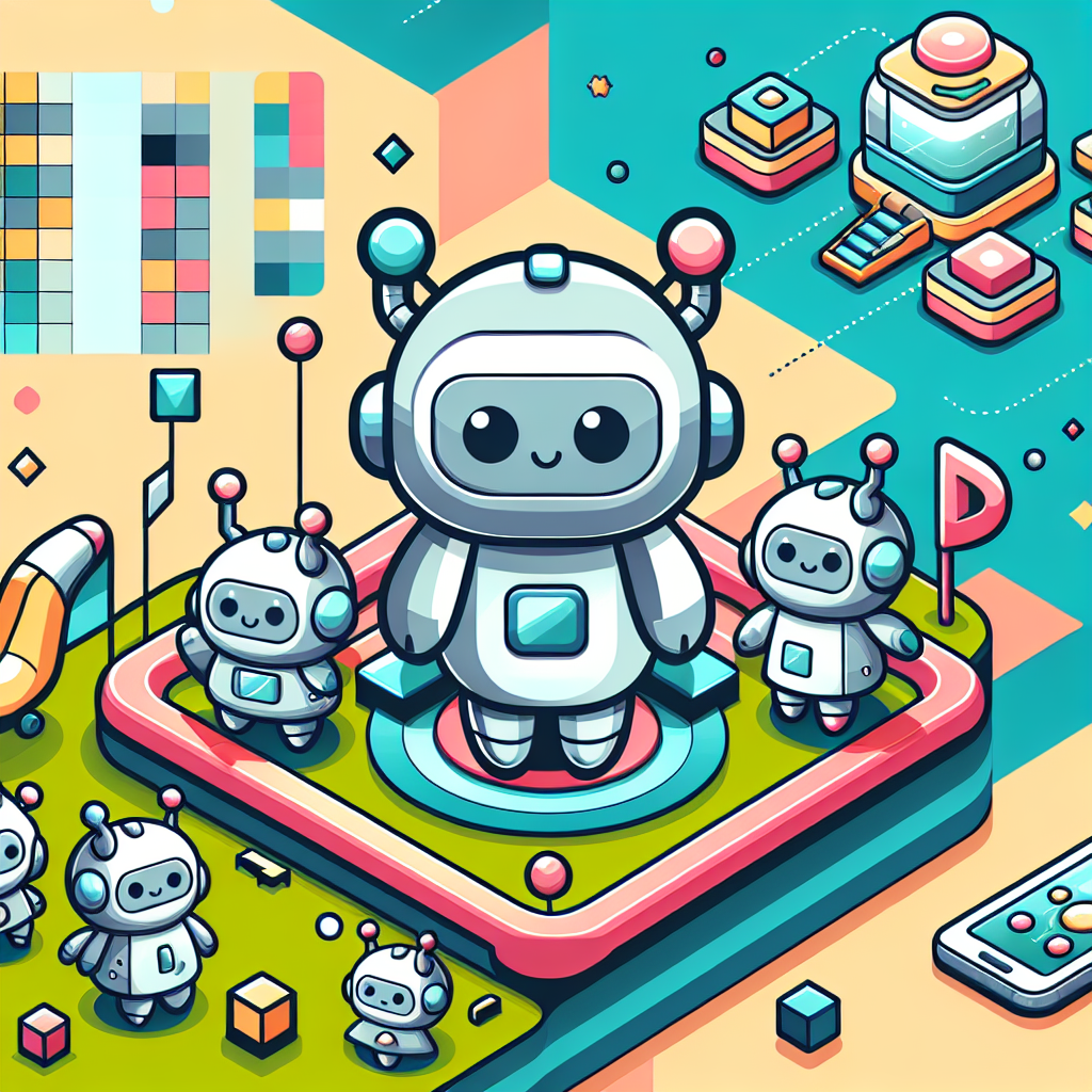 Robotic Friends World Paint By Color