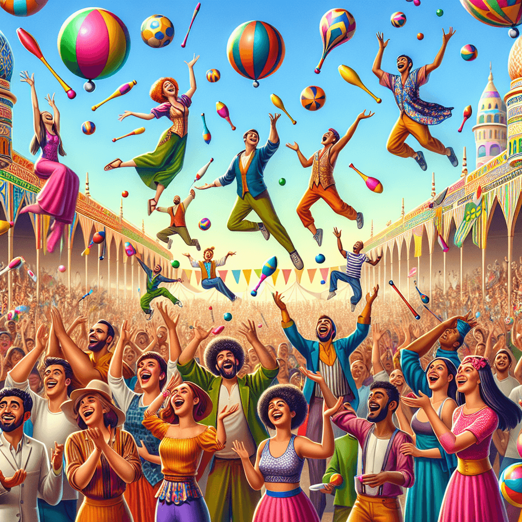 Juggling Festival Paint By Color