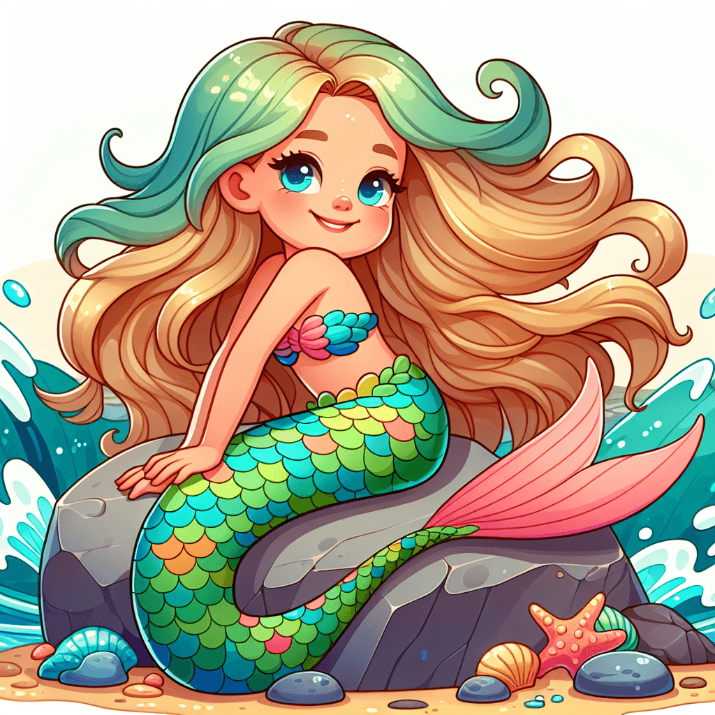Charming Little Mermaid Paint By Numbers