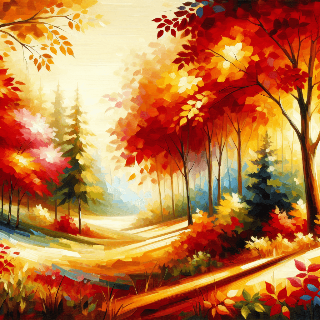 Radiant Autumn Colors Paint By Numbers Kits