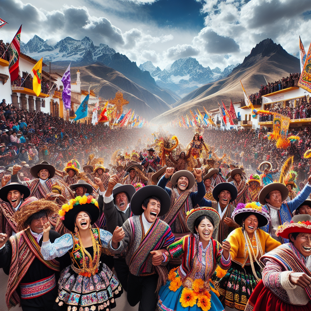 Fiesta De La Virgen De La Candelaria - Puno Numbered Painting Kits