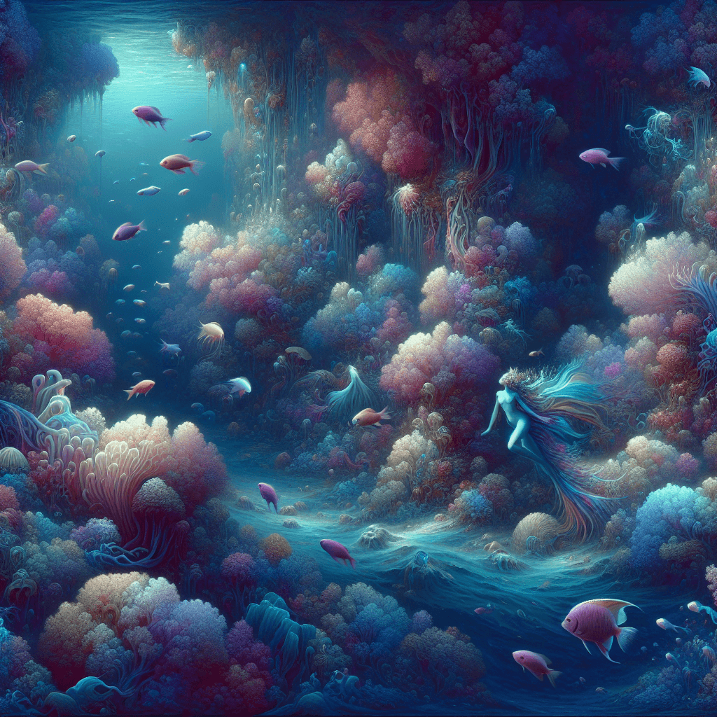 Underwater Mystical Paradise Paint By Numbers Kits