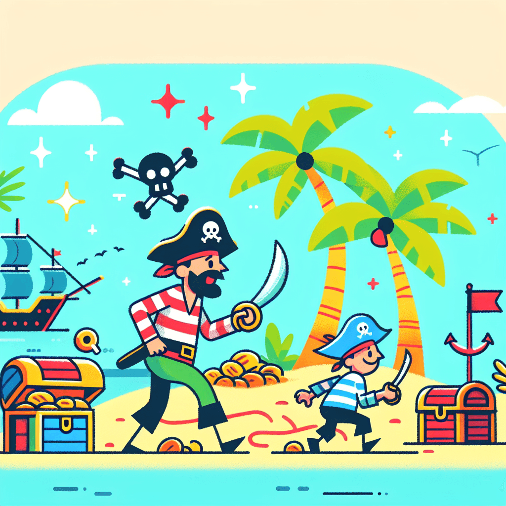 Treasure Island Pirates Painting By Numbers Kit