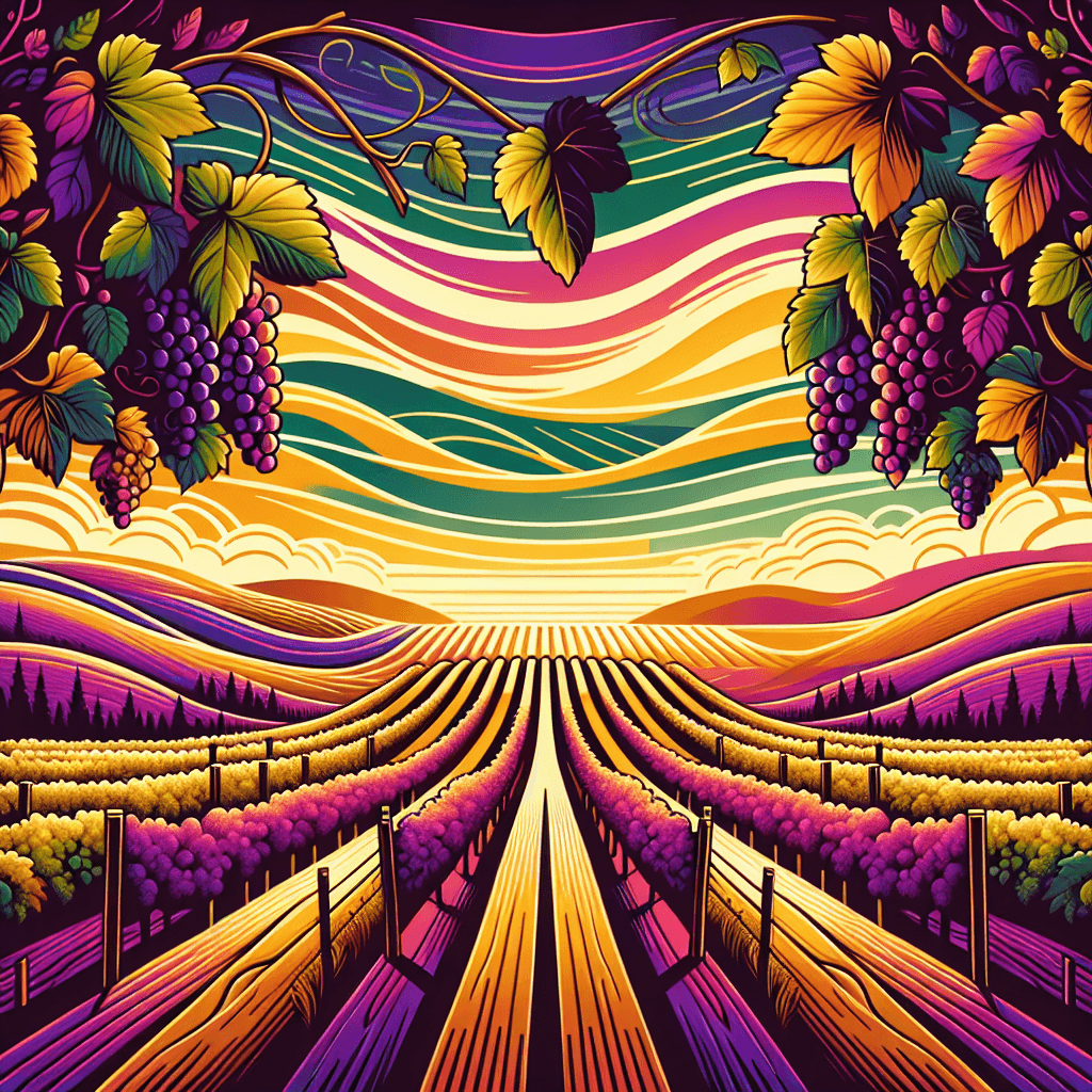 Sunset Vineyard Retreat Paint By Numbers