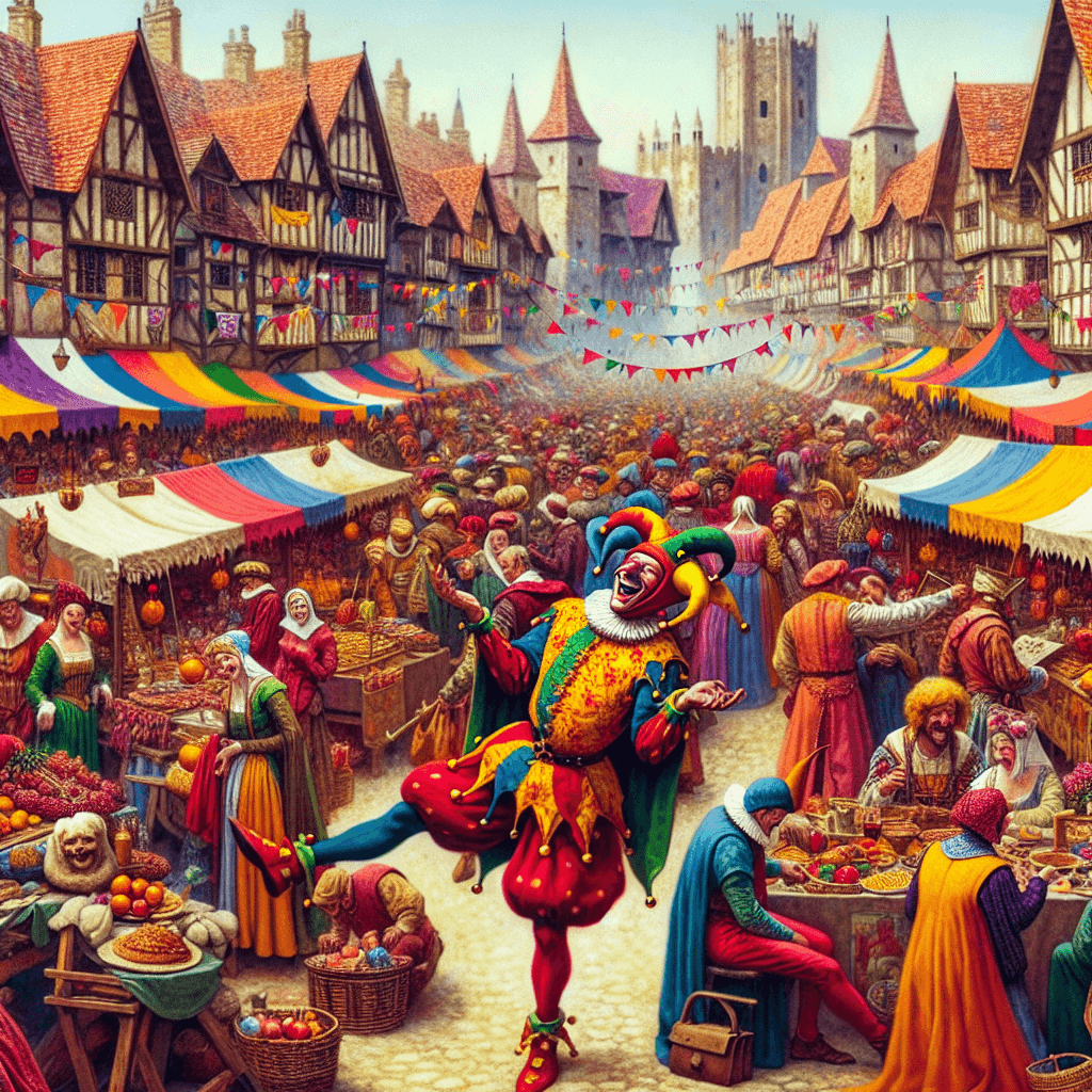 Medieval Festival Fun Paint By Numbers Art
