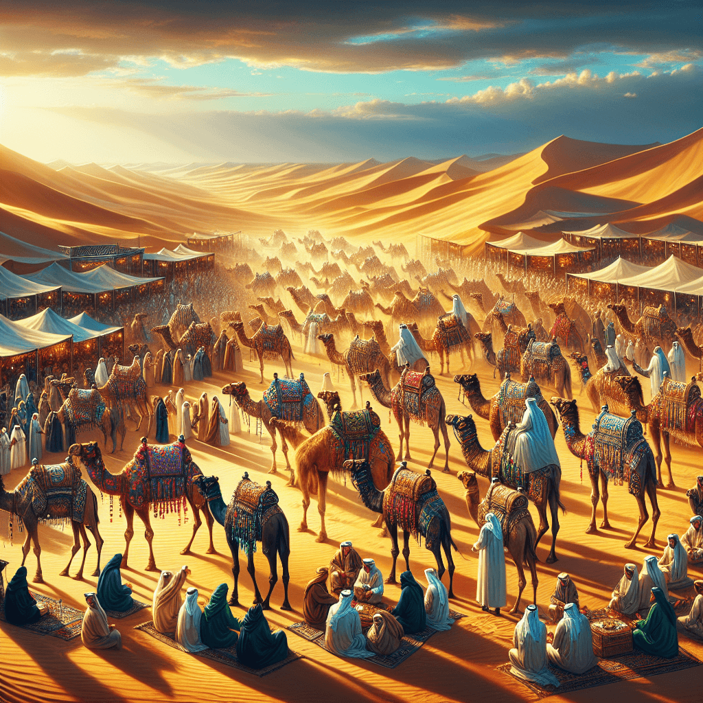Al Dhafra Camel Festival - UAE Numbered Painting Kits