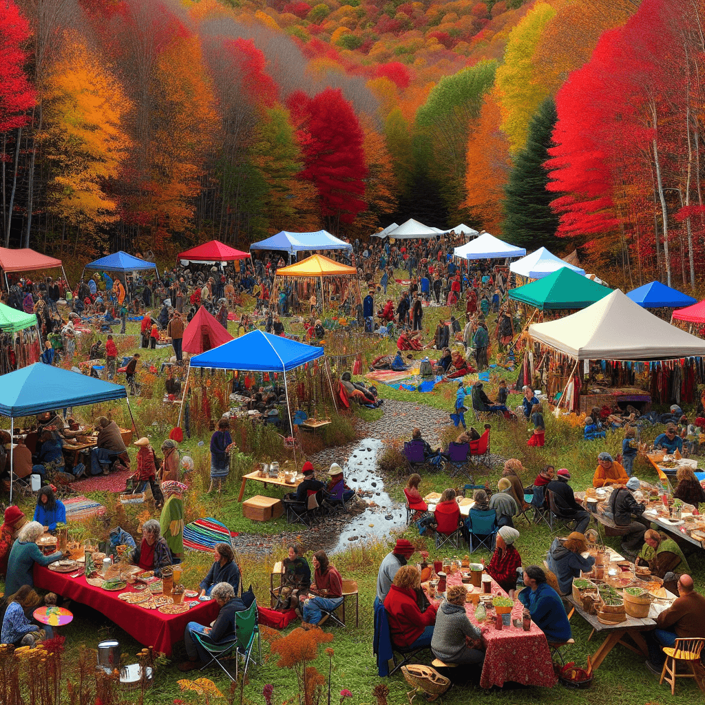 Wilderness Trail Festival - Montpelier, Vermont, USA Painting By Numbers Kit