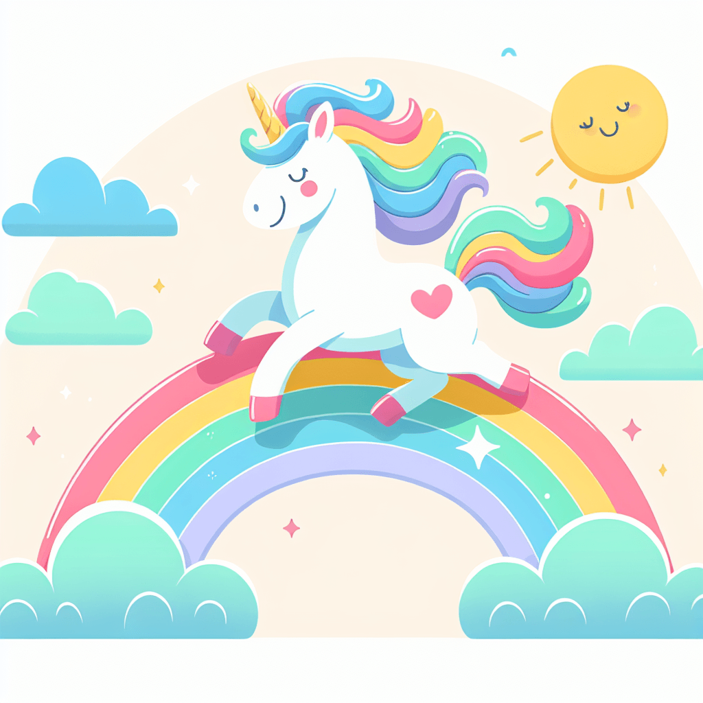 Sunshine Unicorn Paint By Numbers Art