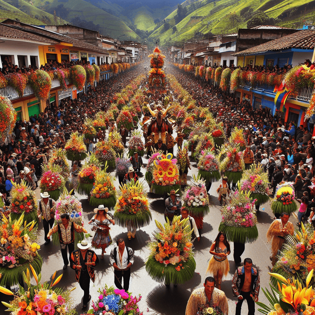 Flower Festival - Medellin Painting Number Kit