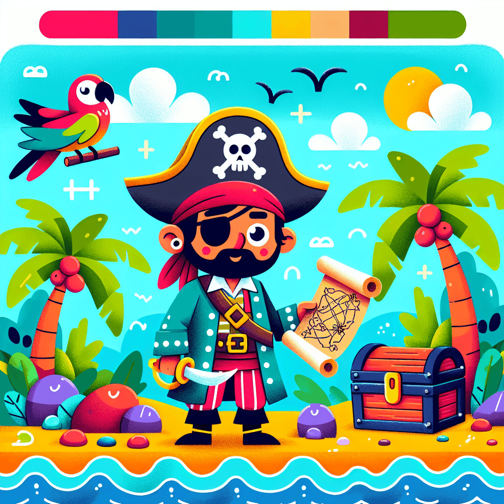 Pirate Captain's Hidden Cove Paint By Numbers Art