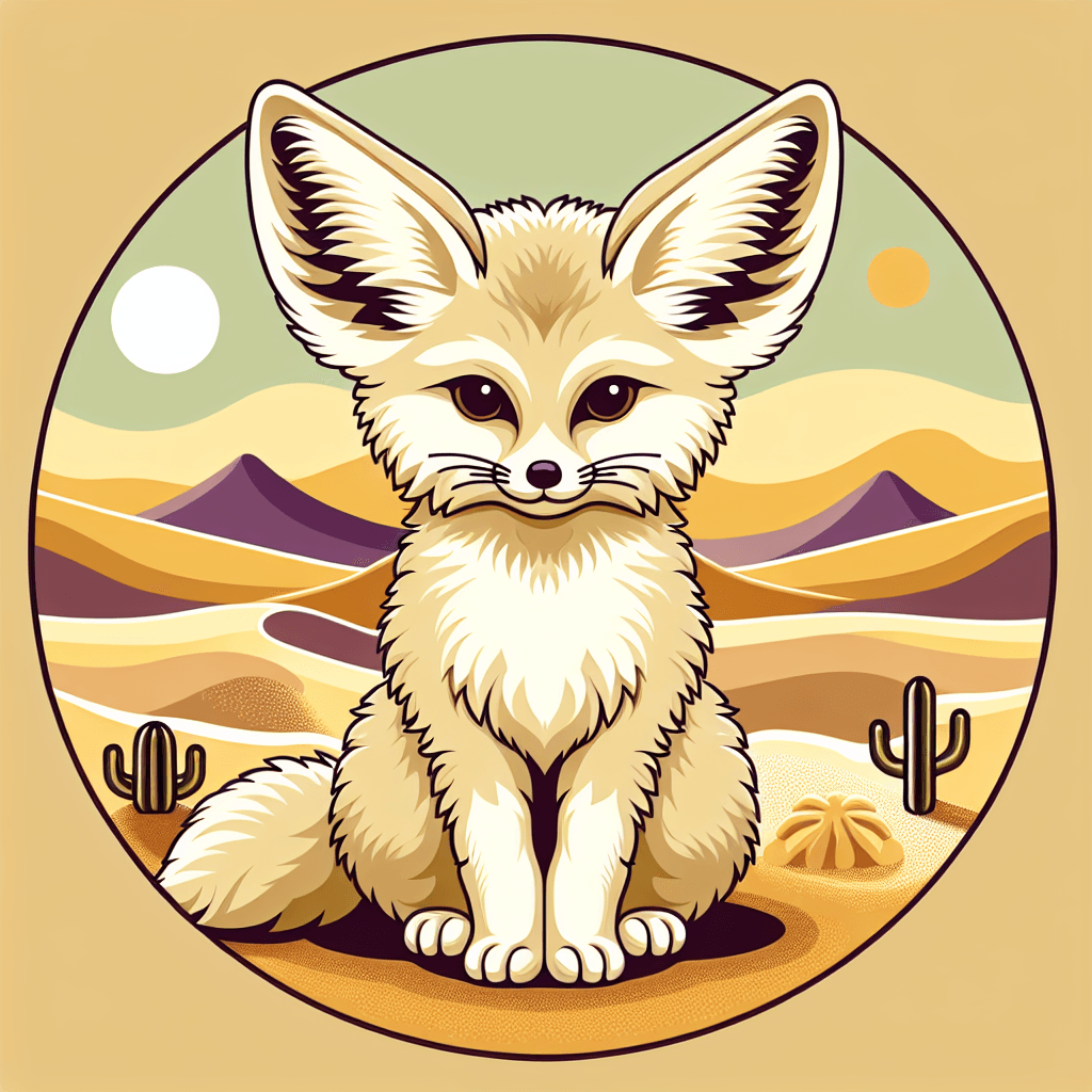 Fluffy Fennec DIY Paint By Numbers