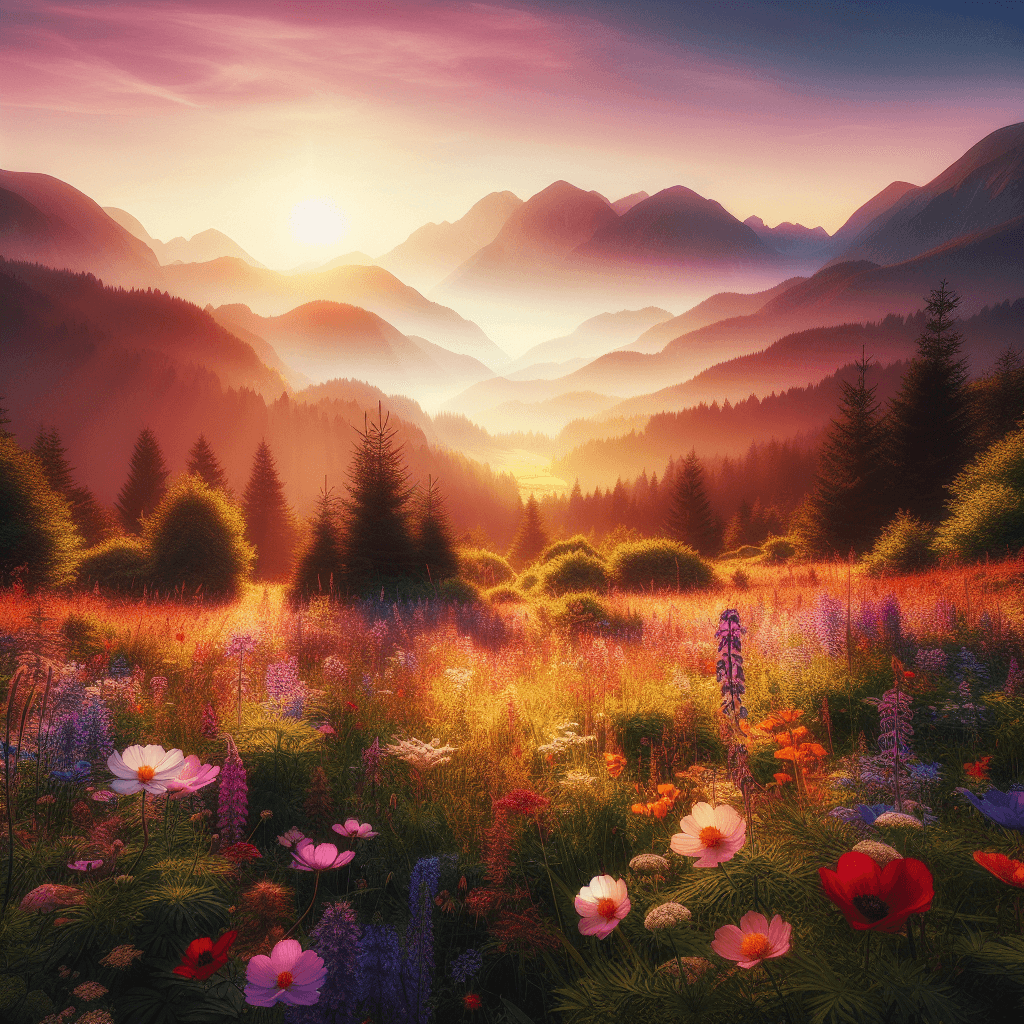 Mystical Mountain Glade Paint By Number