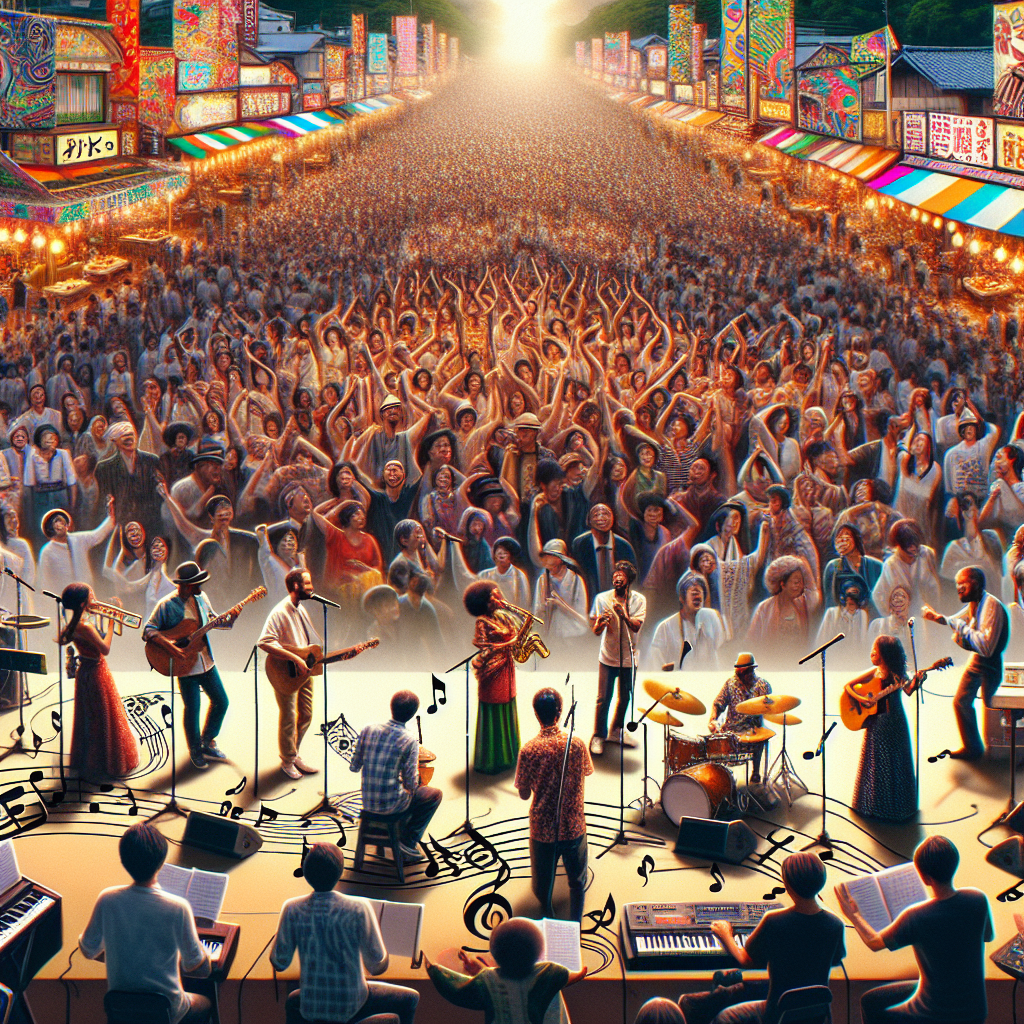 Kansai Music Festival - Japan Numbered Painting Kits