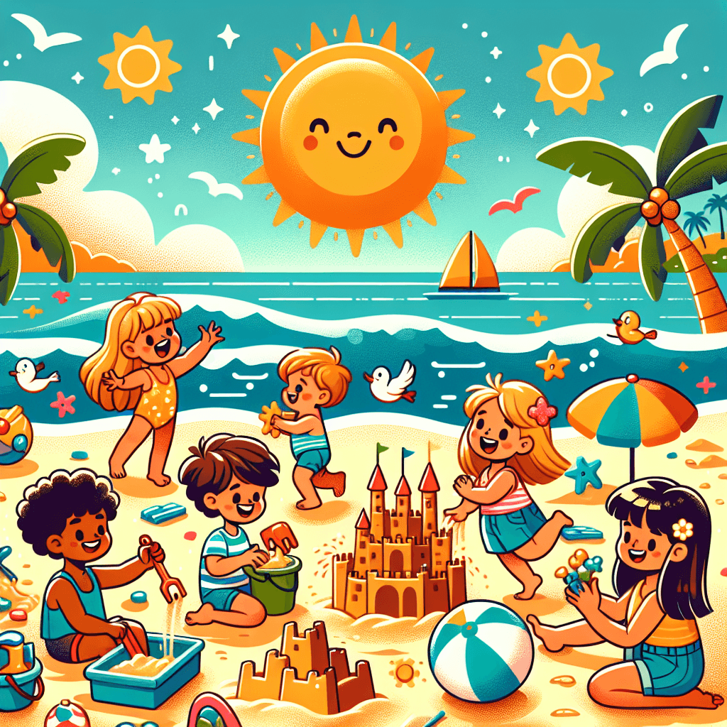 Adventure At The Beach Paint By Numbers