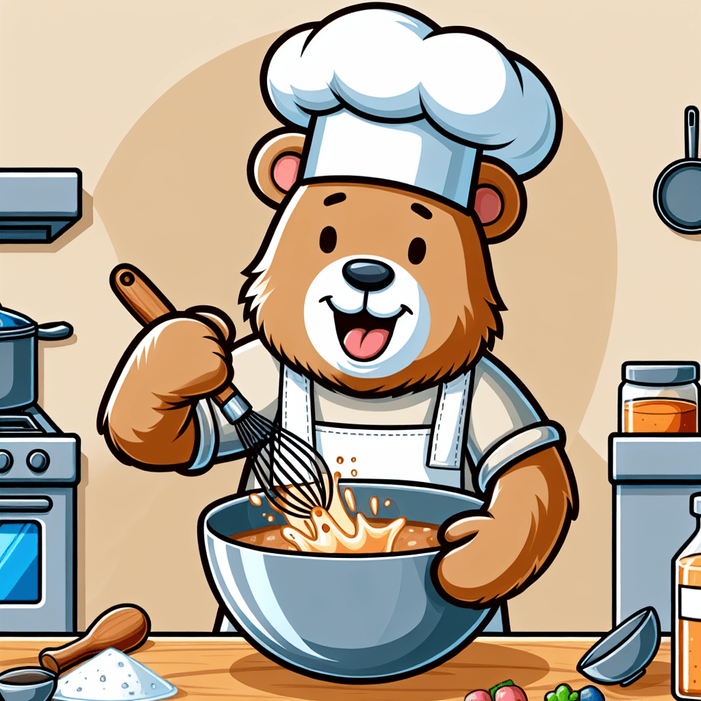 Culinary Quest With Chef Bear Painting By Numbers Kit