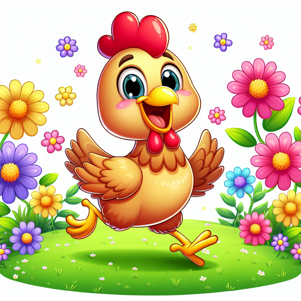 Silly Chicken Painting By Numbers Kit