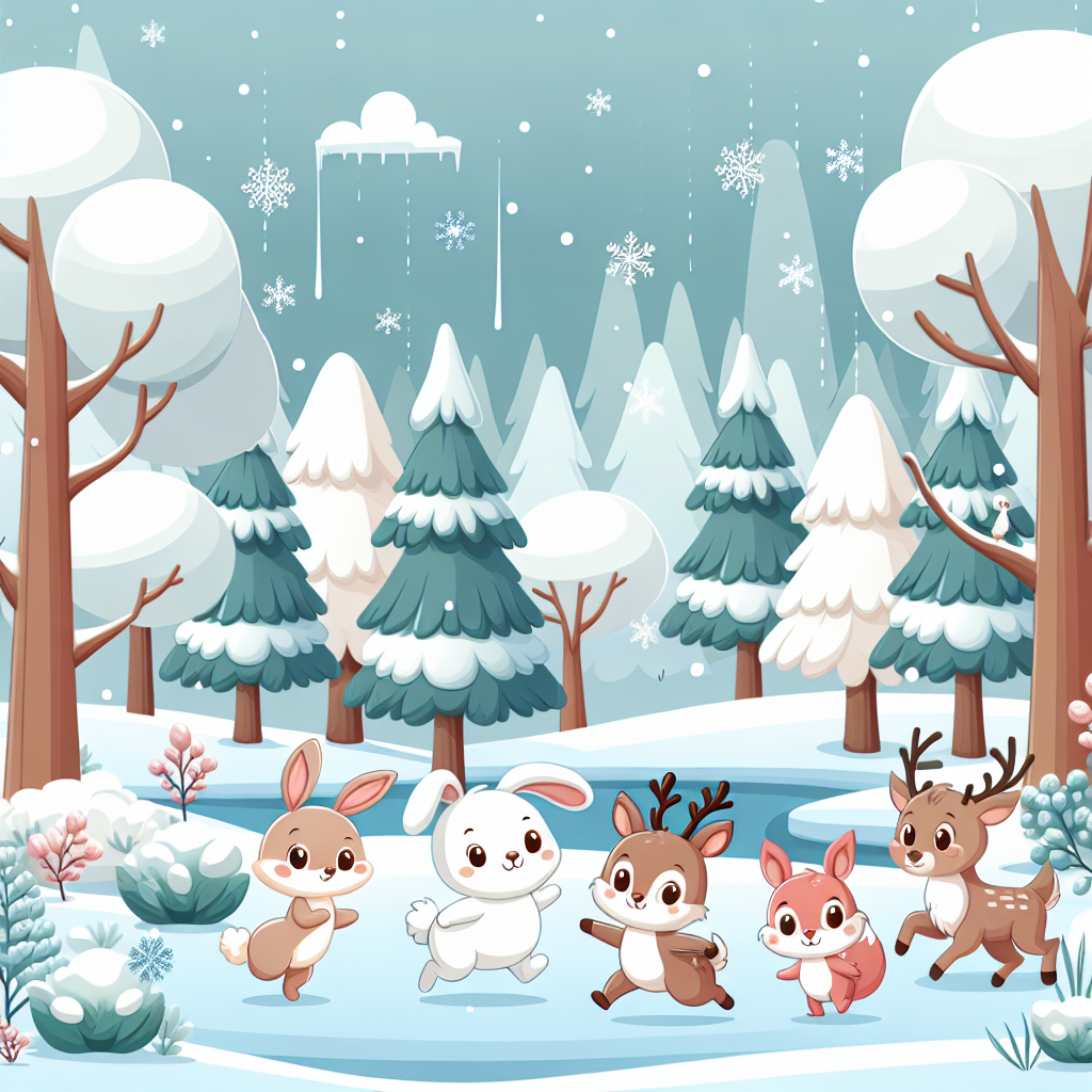 Winter Woodland Painting Number Kit