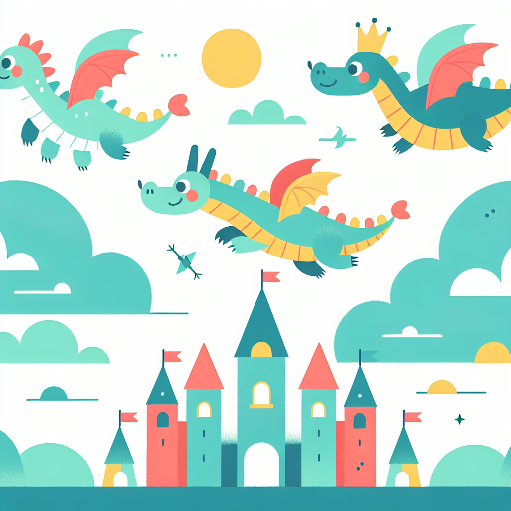 Whimsical Dragons Paint By Number