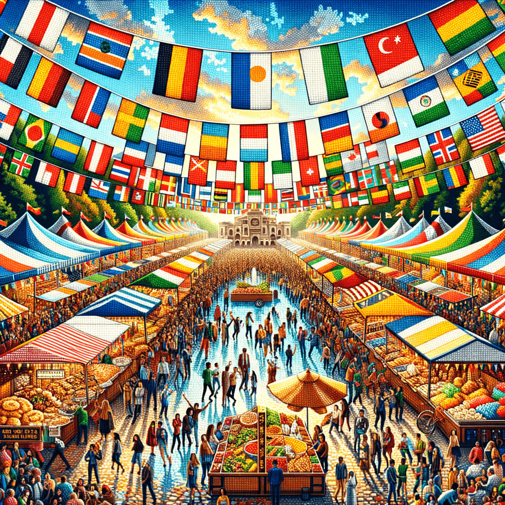 The Festival Of Nations Paint By Number