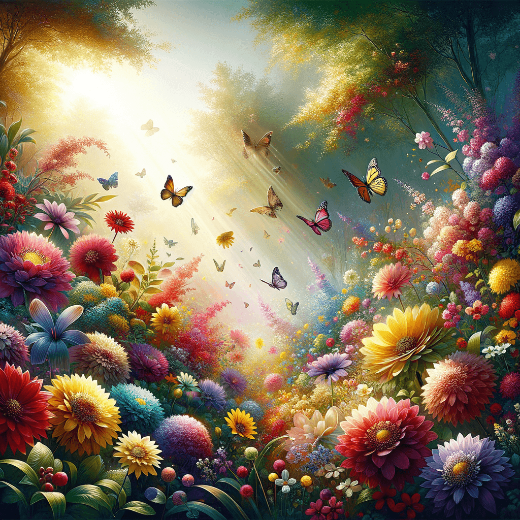 Radiant Garden Escape - DIY Painting By Numbers Kit