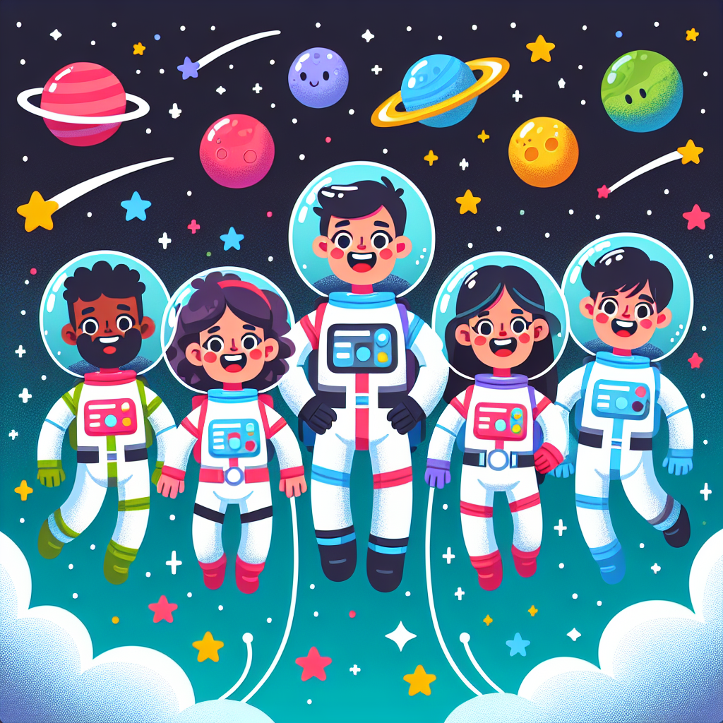 Charming Space Exploration Paint By Color