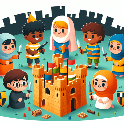 Castle Siege Surprise Painting By Numbers Kit