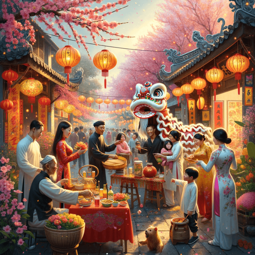 Lunar New Year - Vietnam Paint By Numbers Kits