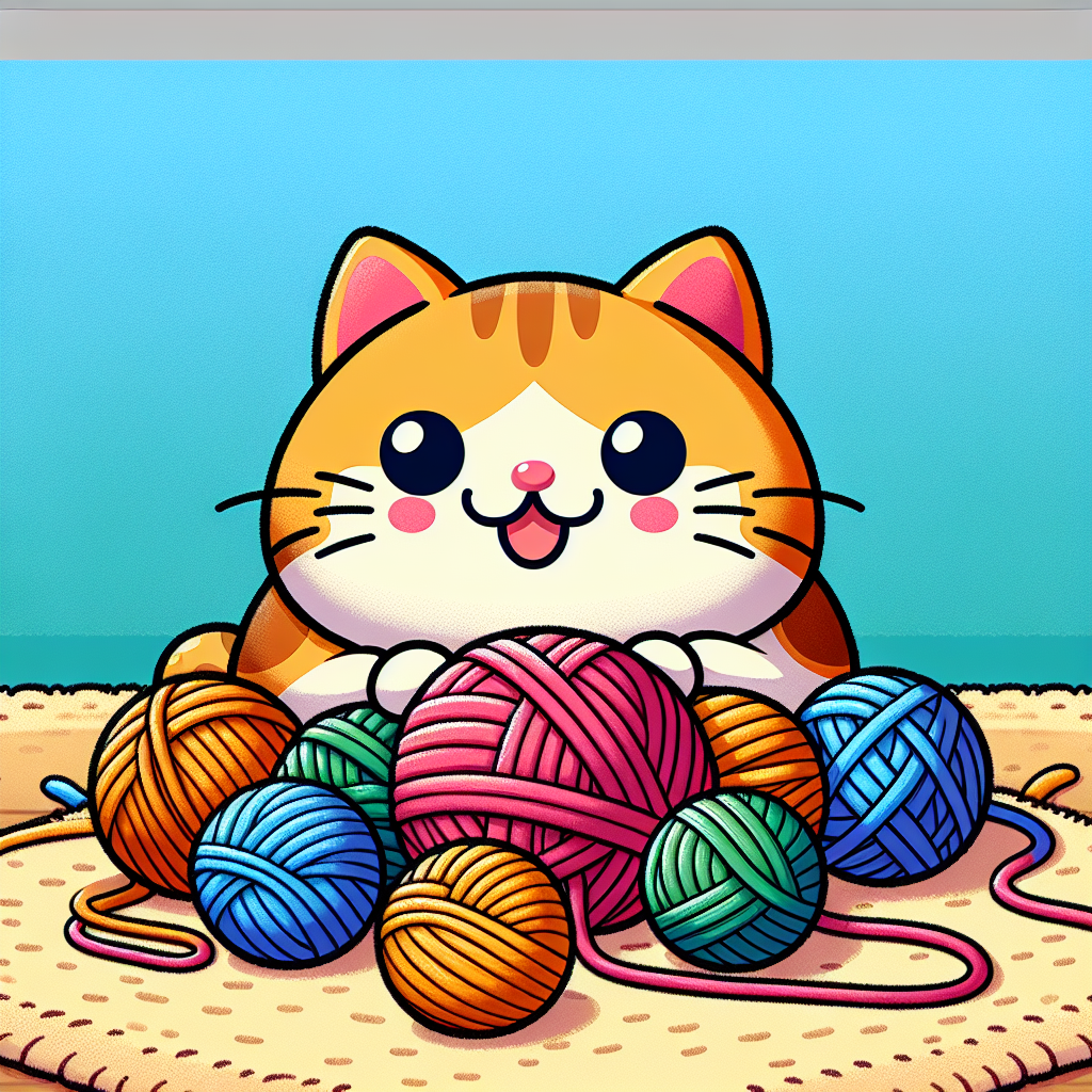 Bright Ball Of Yarn Paint By Numbers Art