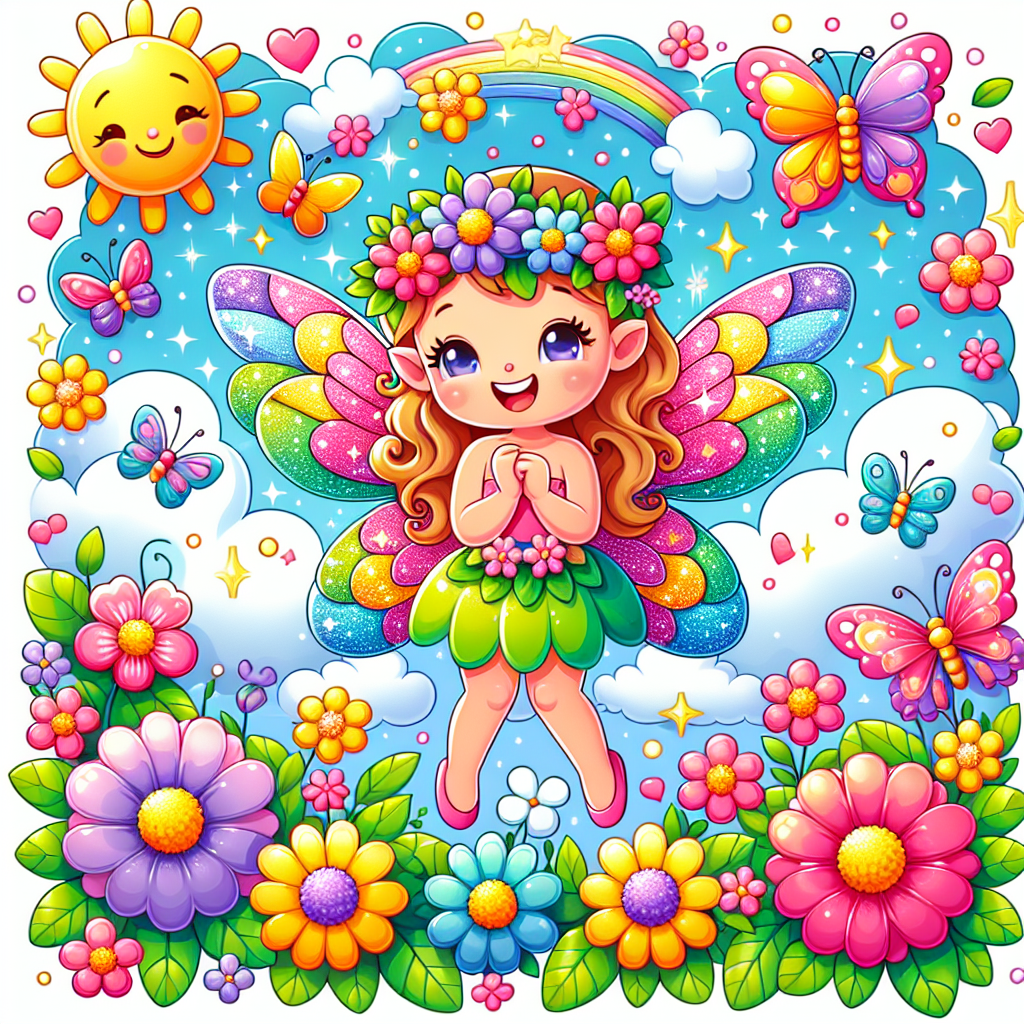 Charming Garden Fairy Paint By Numbers Kits