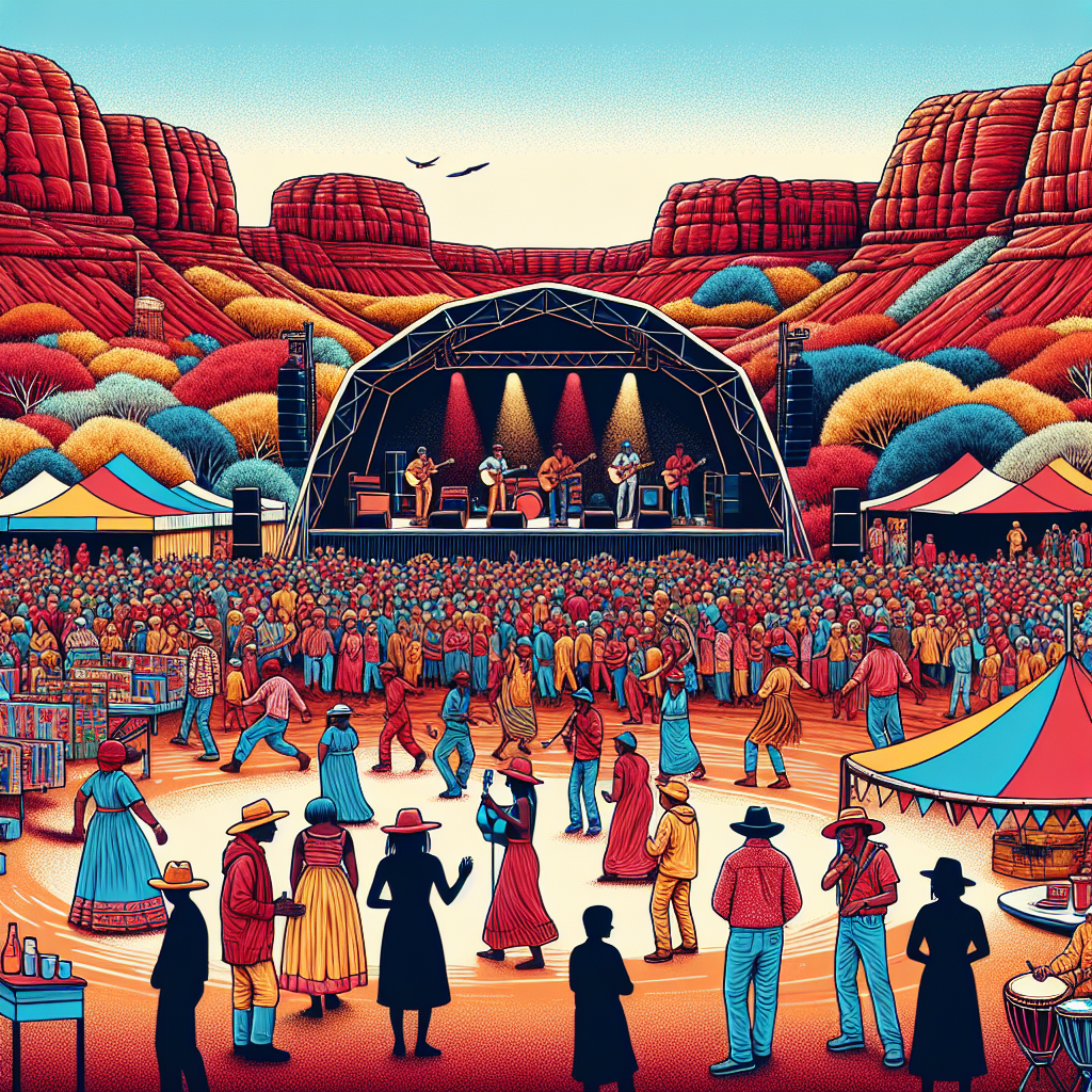 Marble Bar Festival - Western Australia Paint By Number
