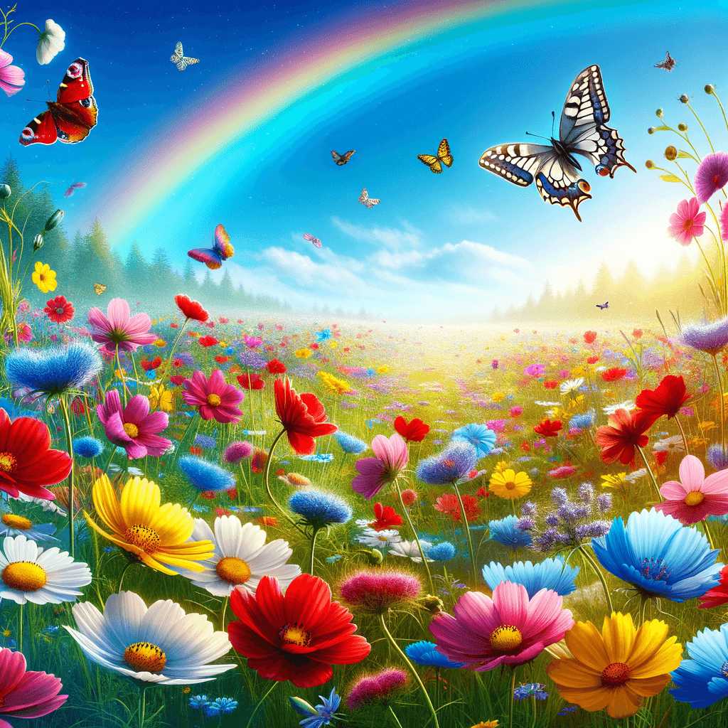 Summer Meadow Blooms Painting By Numbers Kit