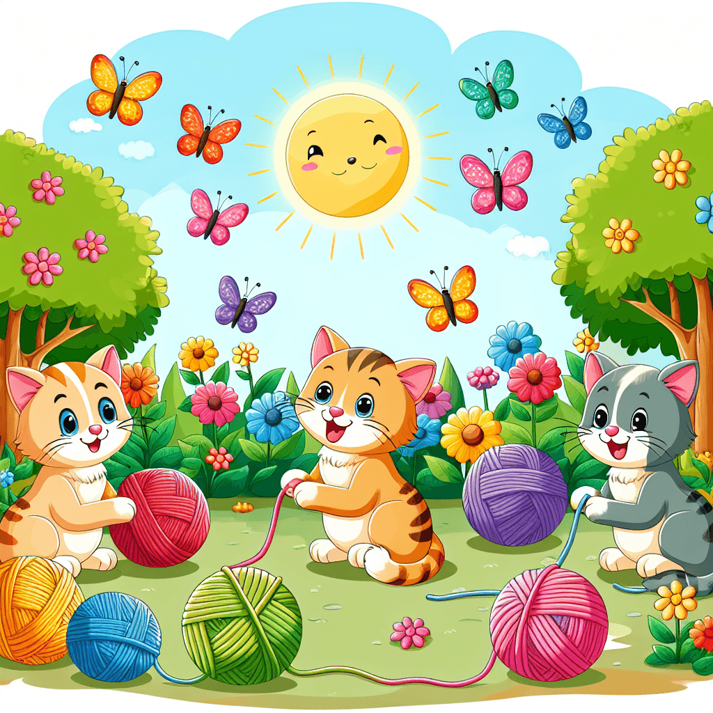 Cartoon Cat Adventures Numbered Painting Kits