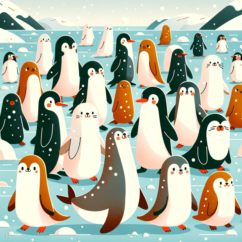 Winter Polar Parade Paint By Number