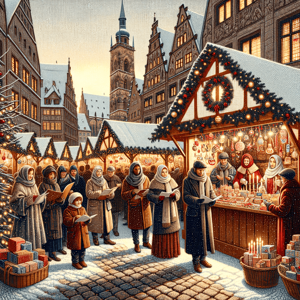 Christmas Markets In Nuremberg - Germany Paint By Color
