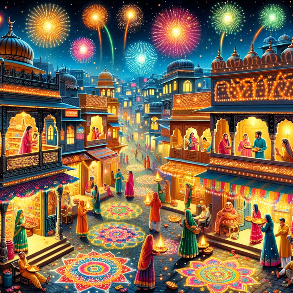 Diwali Festival - Jaipur DIY Paint By Numbers