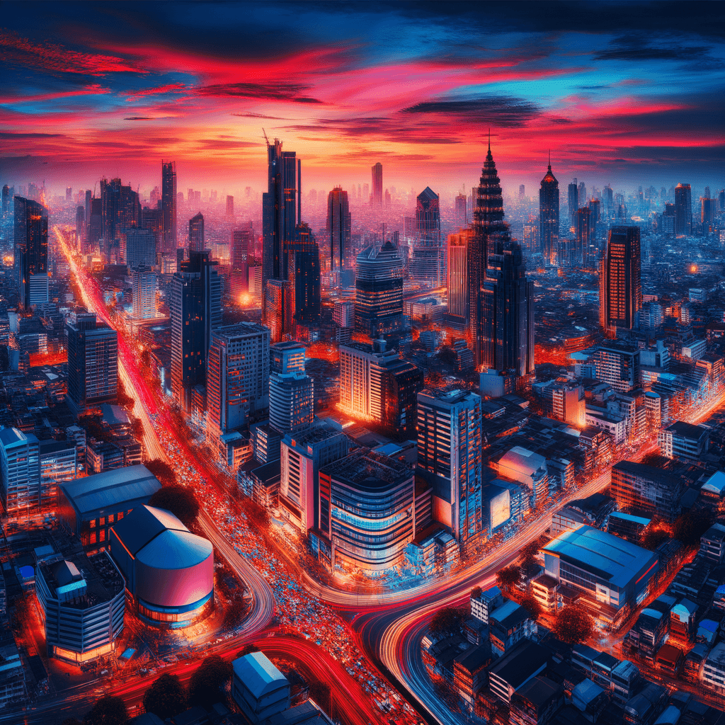 Dynamic City Vibes Paint By Numbers Kits