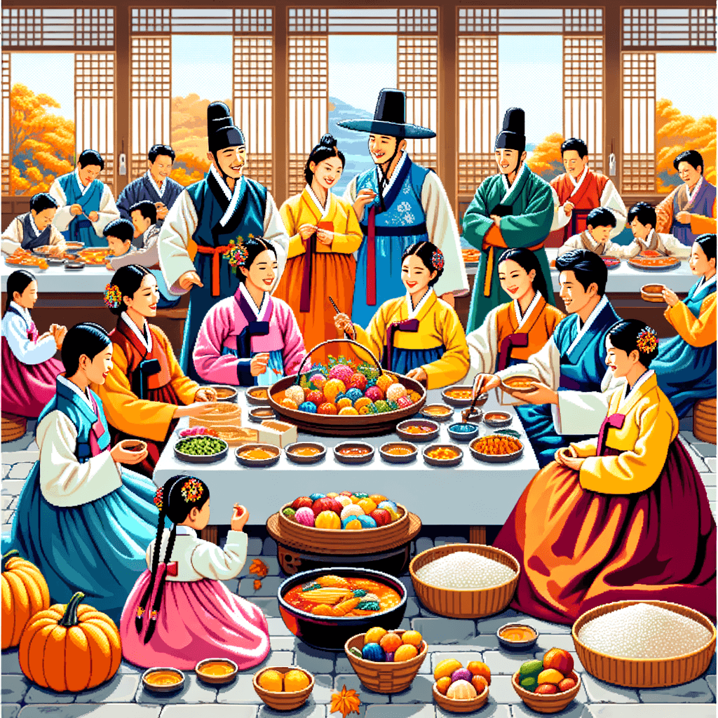 The Chuseok Festival Paint By Number