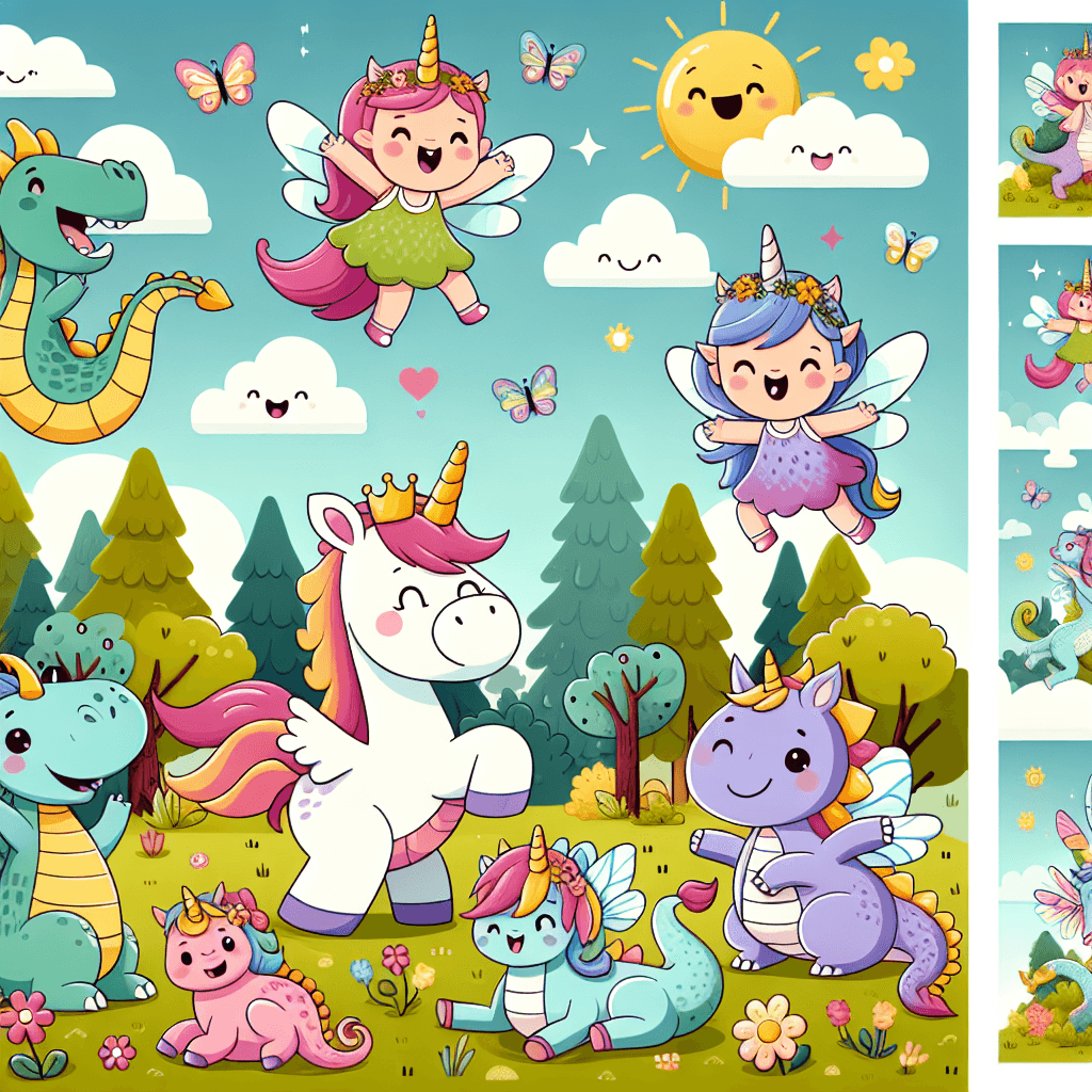 Friendly Fantasy Creatures Paint By Numbers Kits