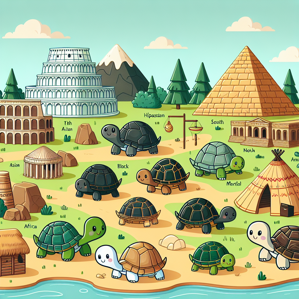 Turtle Trek Across Time Painting Number Kit