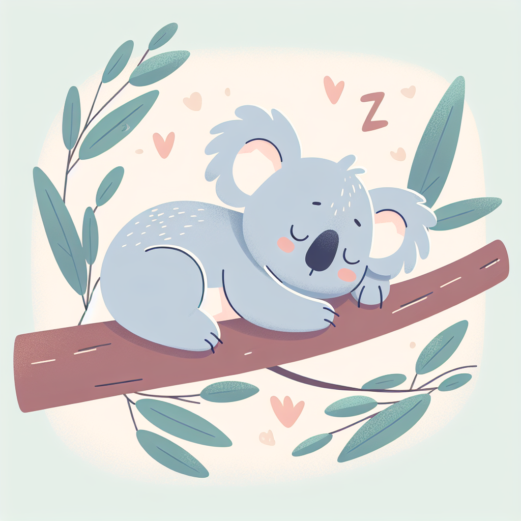 Gentle Koala Relaxation Paint By Numbers