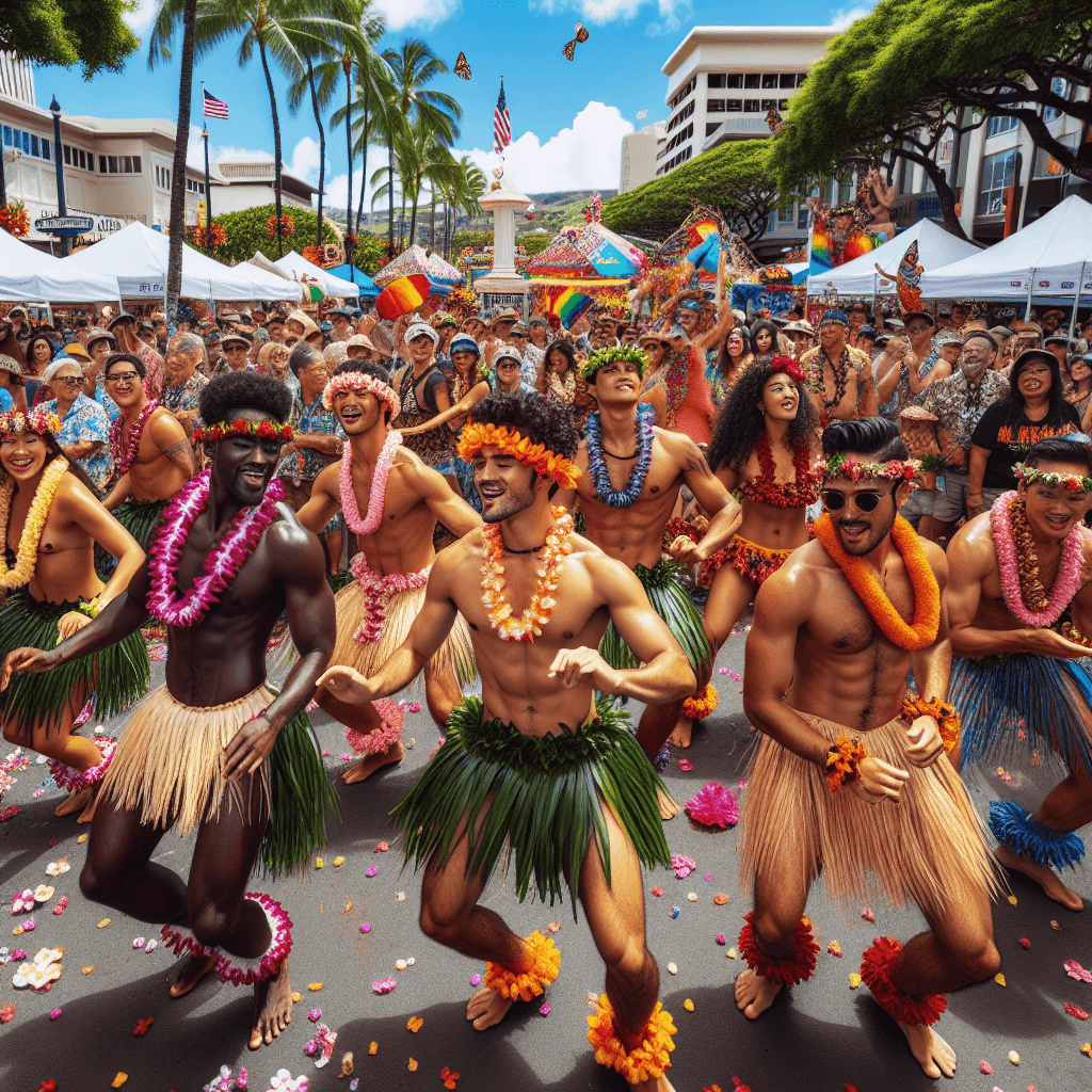 Aloha Festival - Hawaii, USA Numbered Painting Kits