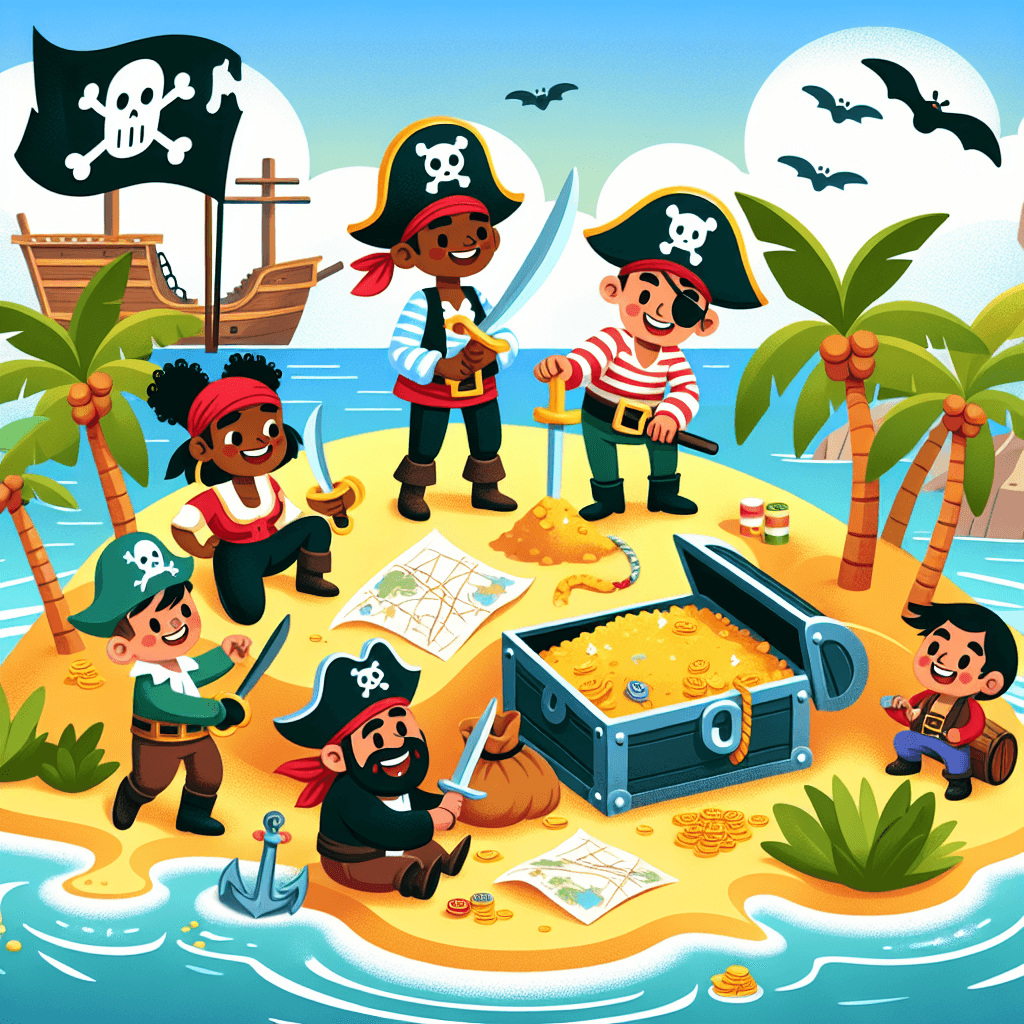 Adventure On Treasure Island Paint By Numbers