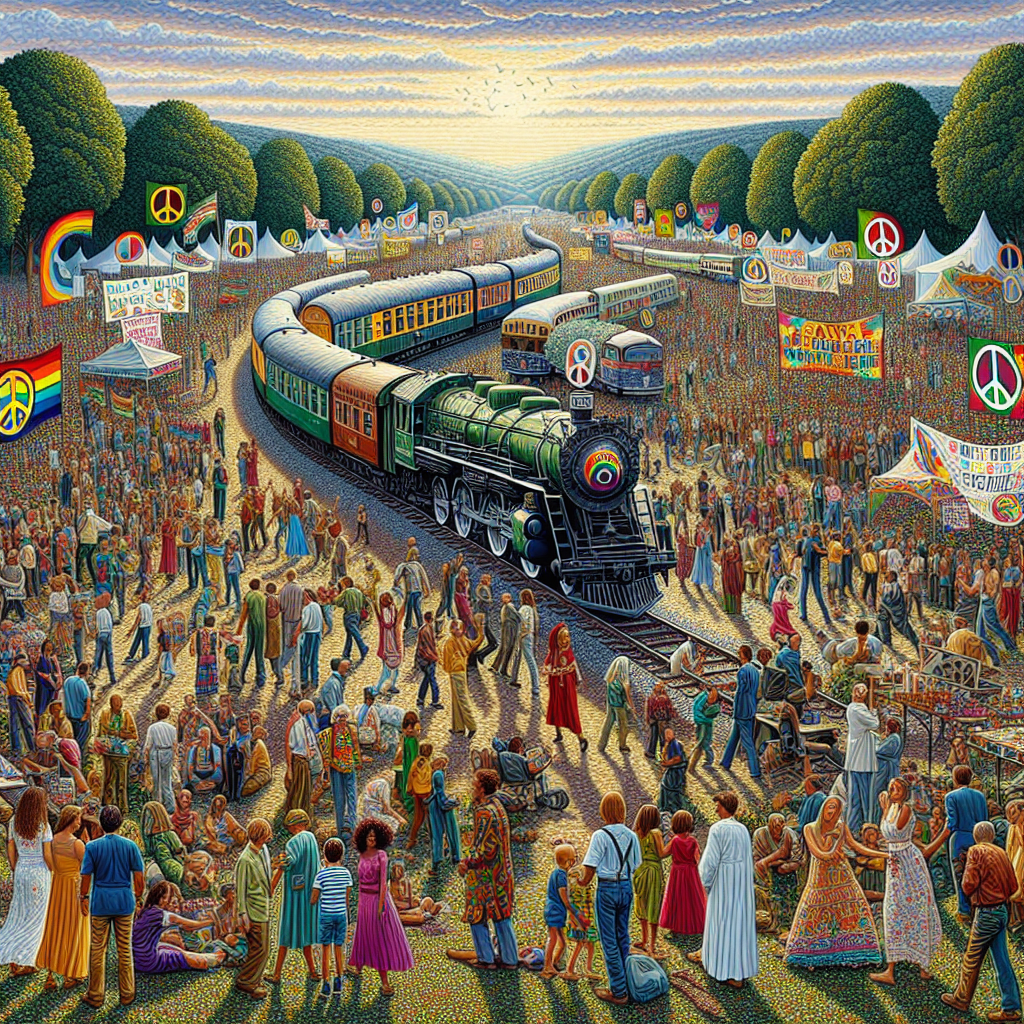 Korea's DMZ Peace Train Festival - South Korea Paint By Numbers Art